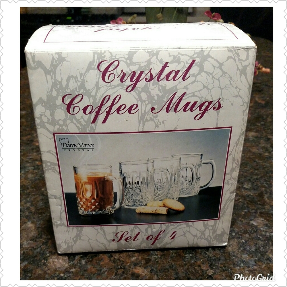 Darby Manor Crystal Mug Rocks Set - Picture 3 of 3